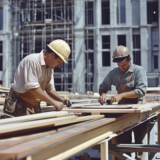 Material cutting on site