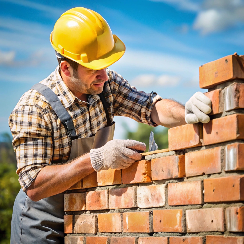 Brick wall construction